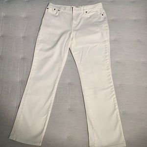 LRL Lauren Jeans Co. Ralph Lauren White Jeans
